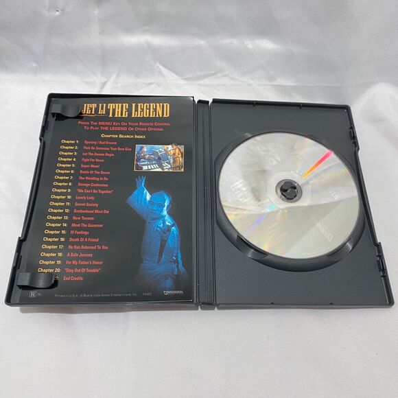 The Legend Jet Li Collection DVD With Case 2000 Rated R - Picture 7 of 9